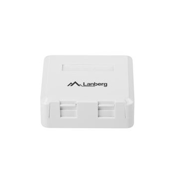 Lanberg  OK1-0002-W falon kívüli aljzat 2db keystone modulhoz 