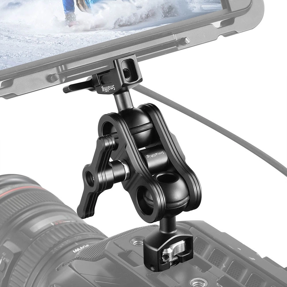 SMALLRIG Articulating Arm with Screw Ballhead and NATO Clamp Ballhead  