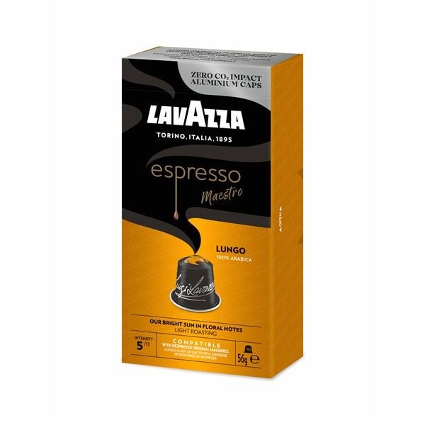 Lavazza Lungo Nespresso kompatibilis 100% Arabica kávékapszula 10db (8000070053571) Lavazza Lungo Nespresso kompatibilis 100% Arabica kávékapszula 10db (8000070053571)