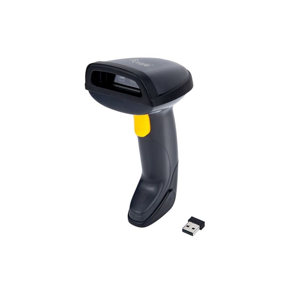 EQuip Wireless 2D Dual Mode 2.4GHz + Bluetooth Vonalkódolvasó Fekete