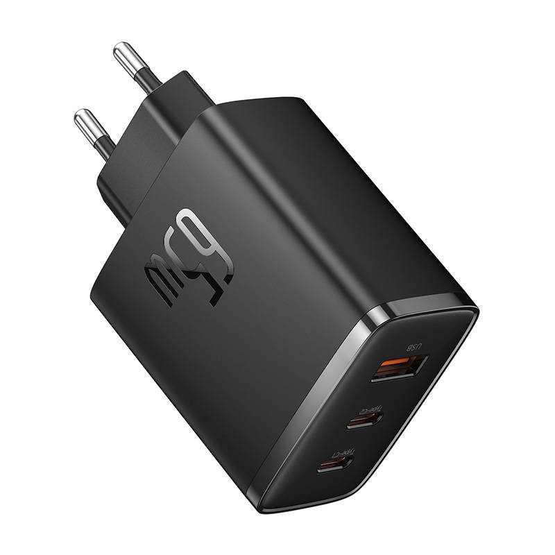 Wall charger Baseus OS-Cube Pro 2xUSB-C + USB, 65W (black) Wall charger Baseus OS-Cube Pro 2xUSB-C + USB, 65W (black)
