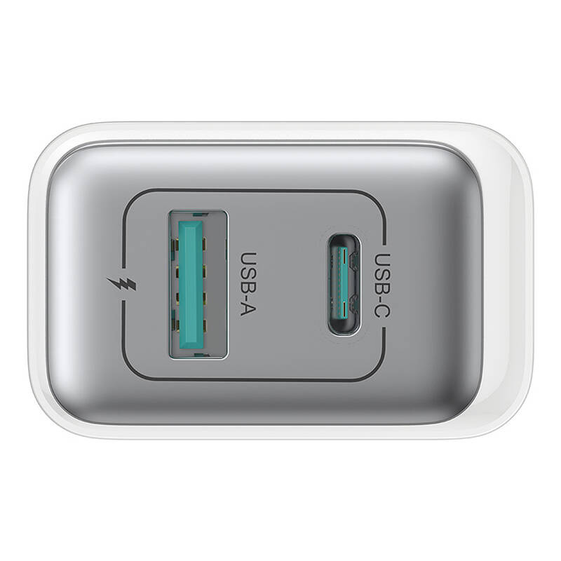 Joyroom TCF15 Dual-Port (A+C) 30W hálózati töltő Fehér