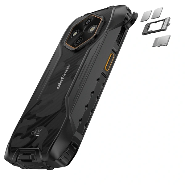 Ulefone RugKing 4 Pro 256GB DualSIM Okostelefon Fekete