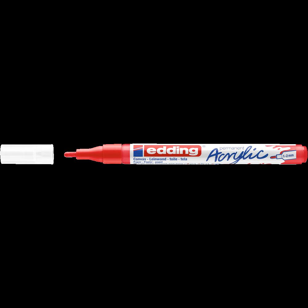 Edding 5300 Akril marker 1-2mm, piros (7580246005)