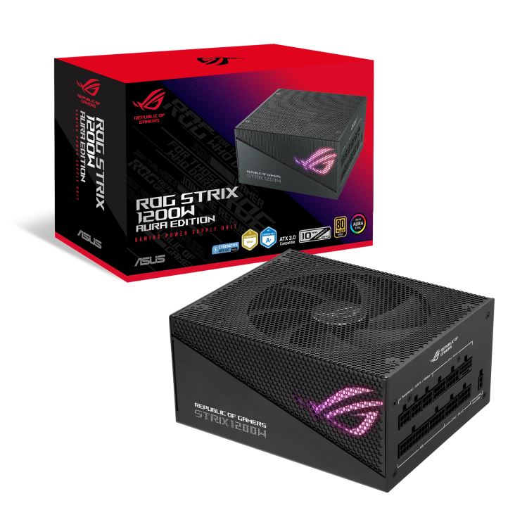 ASUS 1200W tápegység - ROG-STRIX-1200G-AURA-GAMING 80+ Gold ASUS 1200W tápegység - ROG-STRIX-1200G-AURA-GAMING 80+ Gold
