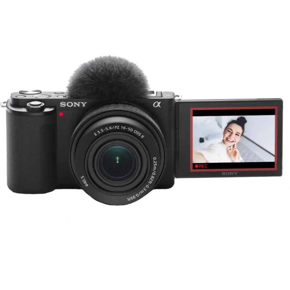 Sony ZV-E10 váz + PZ 16-50mm f/3.5-5.6 II objektív KIT fényképezőgép