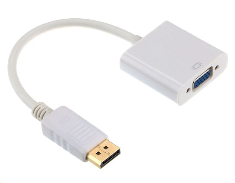 Gembird Cablexpert Display port male --> VGA female adapter (A-DPM-VGAF-02-W) Gembird Cablexpert Display port male --> VGA female adapter (A-DPM-VGAF-02-W)