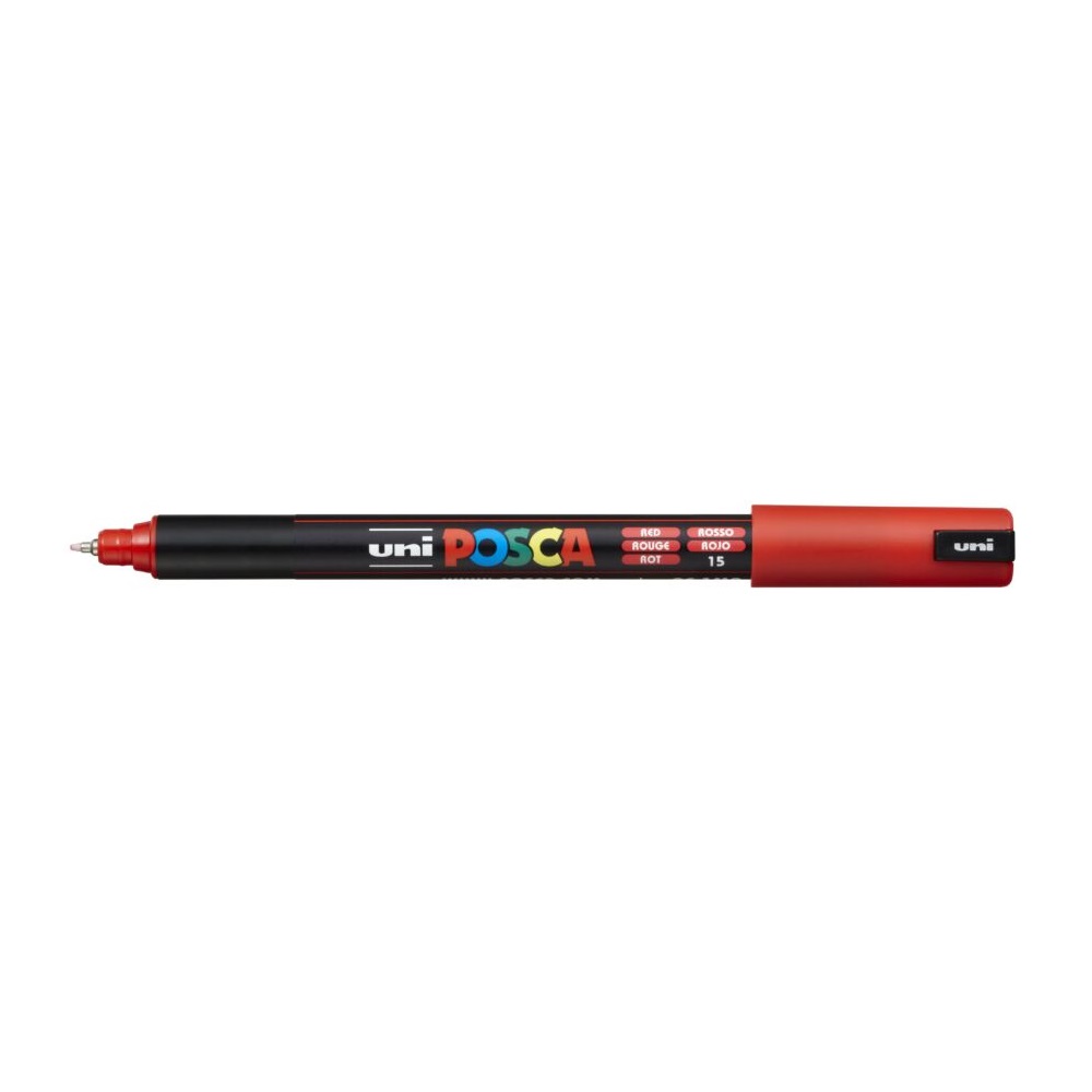 Uni Dekormarker 0,7-1mm, , Posca PC-1MR piros (2UPC1MRP)