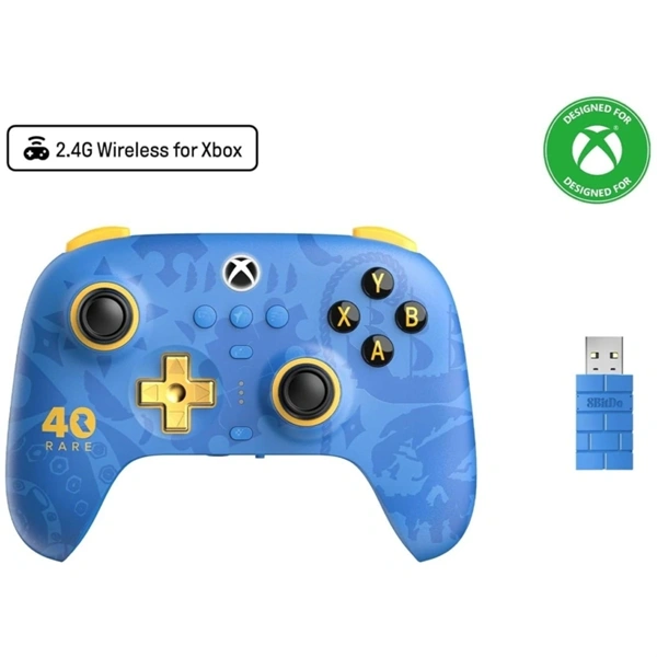 8Bitdo Ultimate 3-mode  Xbox Series X|S, Xbox One, PC, Mobil, Hall-Effect Rare Edition vezeték nélküli kontroller