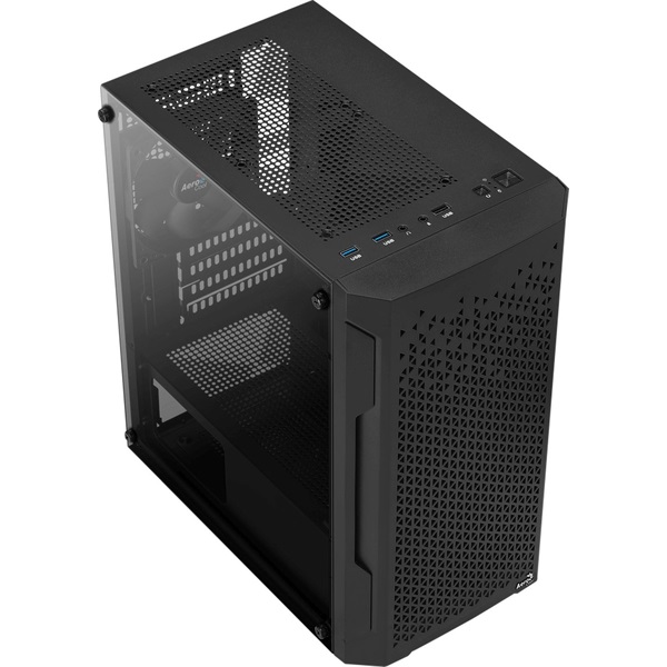 Aerocool Trinity Mini-G-BK-v1 táp nélküli ablakos Micro ATX ház fekete (ACCS-PV32013.11)
