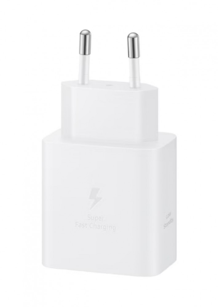 Samsung hálózati adapter kábellel,45W PD USB-C, fehér