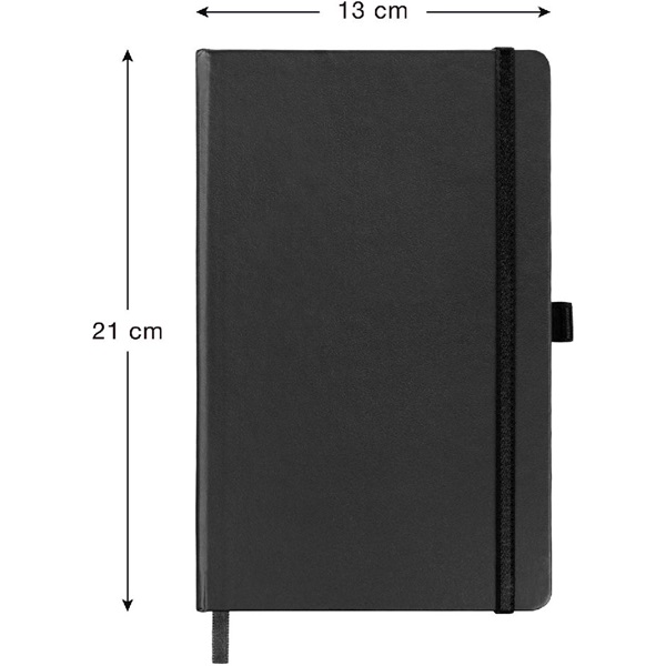 Realsystem Vivella 13 × 21 cm Gray pontozott notesz