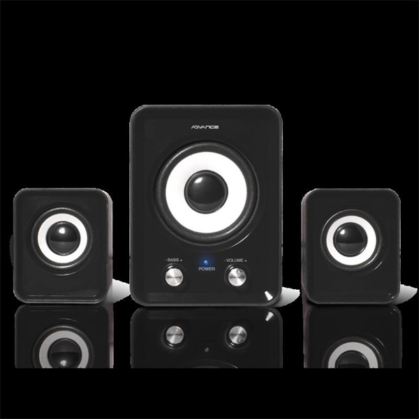 Advance SOUNDPHONICS 6W RMS  2.1, 3,5 mm Jack fekete Hangszóró 
