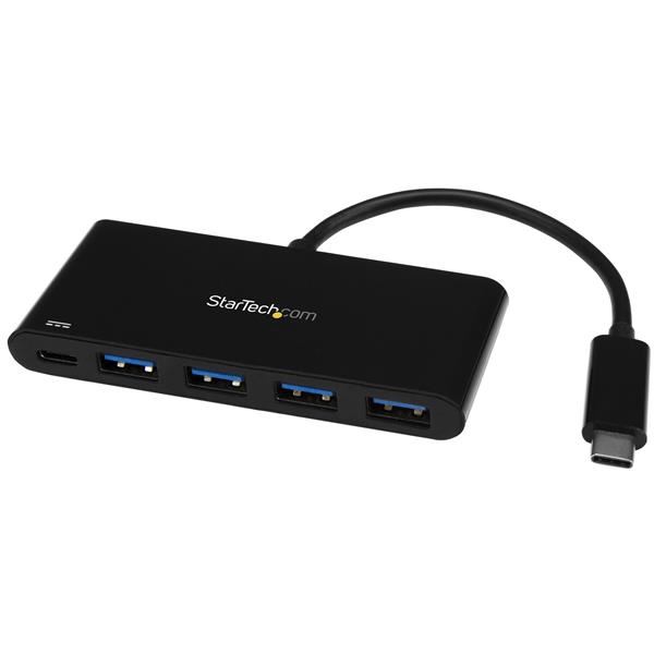 StarTech.com 4 portos USB 3.0 Hub fekete (HB30C4AFPD) StarTech.com 4 portos USB 3.0 Hub fekete (HB30C4AFPD)