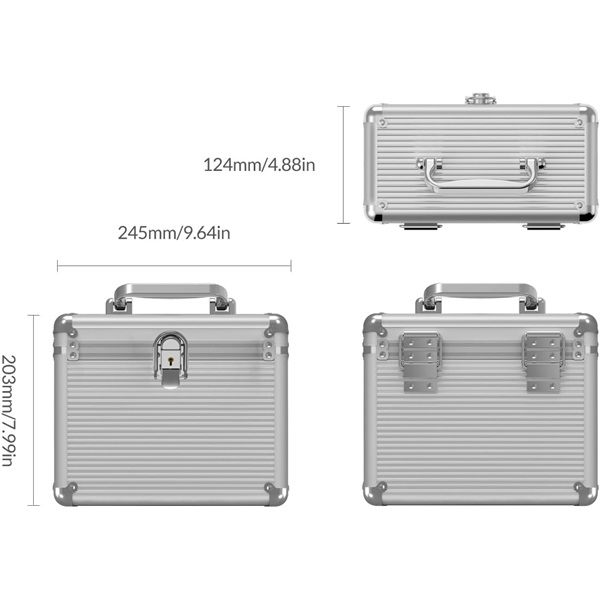 Orico   BSC35-05-SV 3,5"  HDD védőtok Szürke