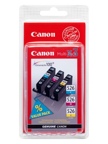Canon CLI-526 Multi Pack C,M,Y tintapatron (4541B009) Canon CLI-526 Multi Pack C,M,Y tintapatron (4541B009)