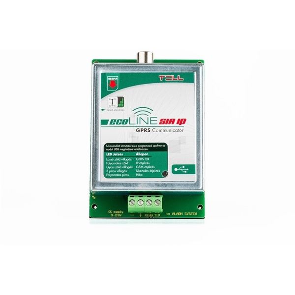 TELL ecoLINE SIA IP GSM/GPRS átjelző (KA0389) TELL ecoLINE SIA IP GSM/GPRS átjelző (KA0389)