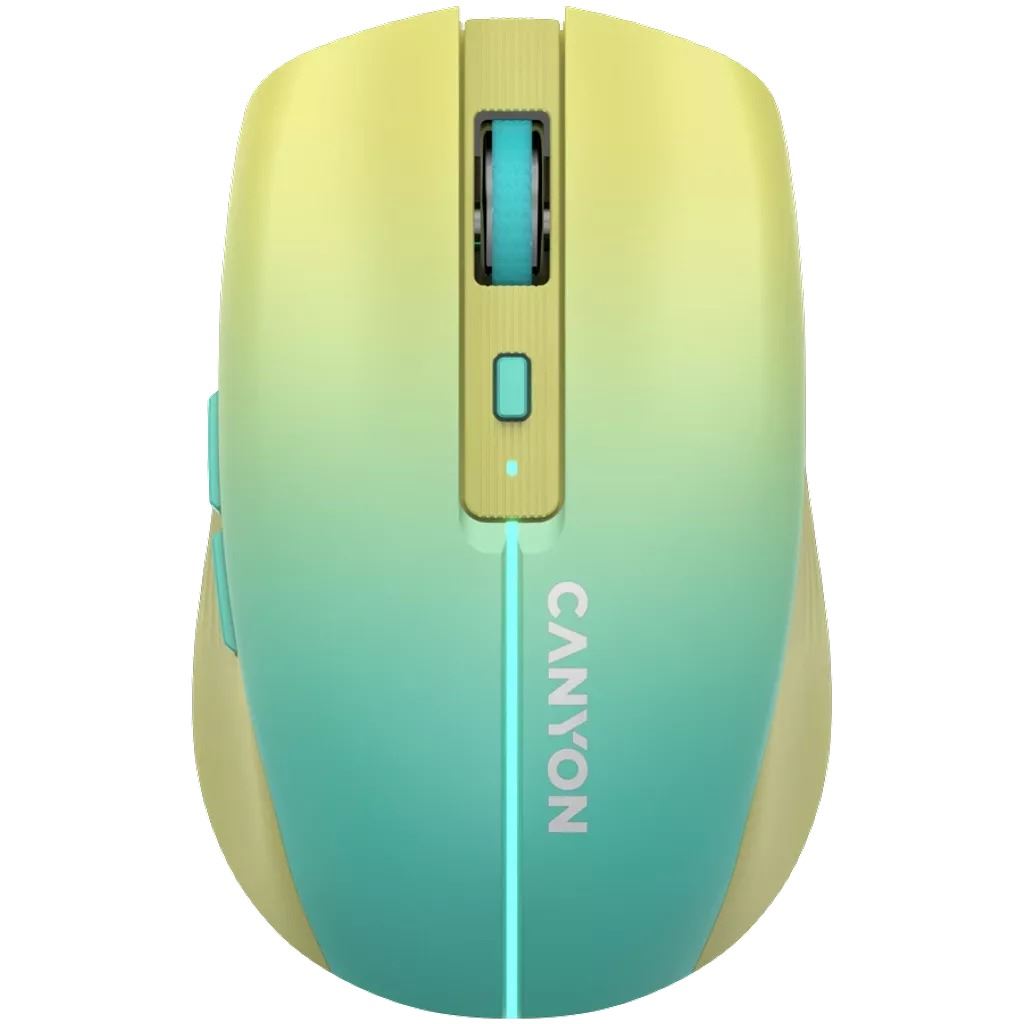 Canyon MW-44 vezeték nélküli (2.4GHz / BT 5.0) újratölthető egér kék-sárga Canyon MW-44 vezeték nélküli (2.4GHz / BT 5.0) újratölthető egér kék-sárga
