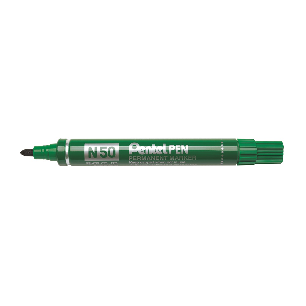 Pentel Alkoholos marker fém testű 4,3mm kerek hegyű   Extreme zöld (N50-DE)