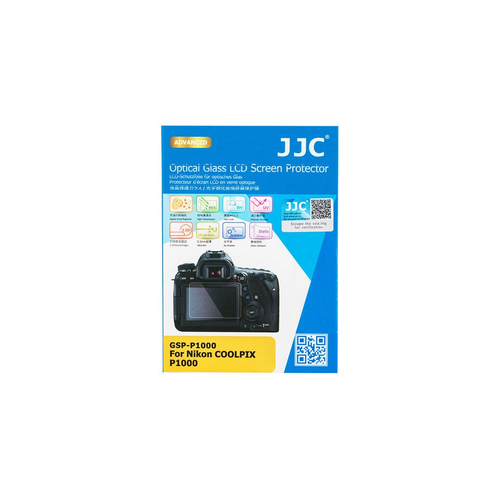 JJC Optical Glass Screen Protector for Nikon COOLPIX P1000, P950