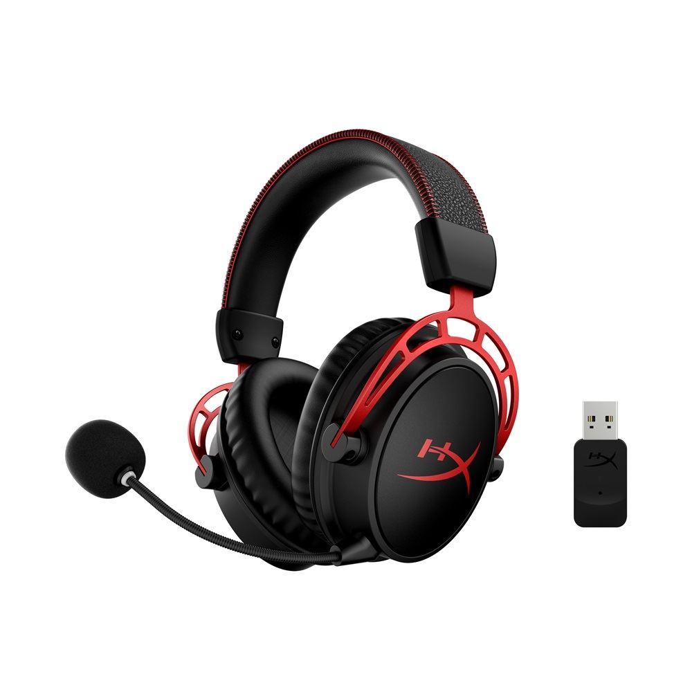 HyperX Cloud Alpha Wireless vezeték nélküli gaming headset fekete (4P5D4AA)