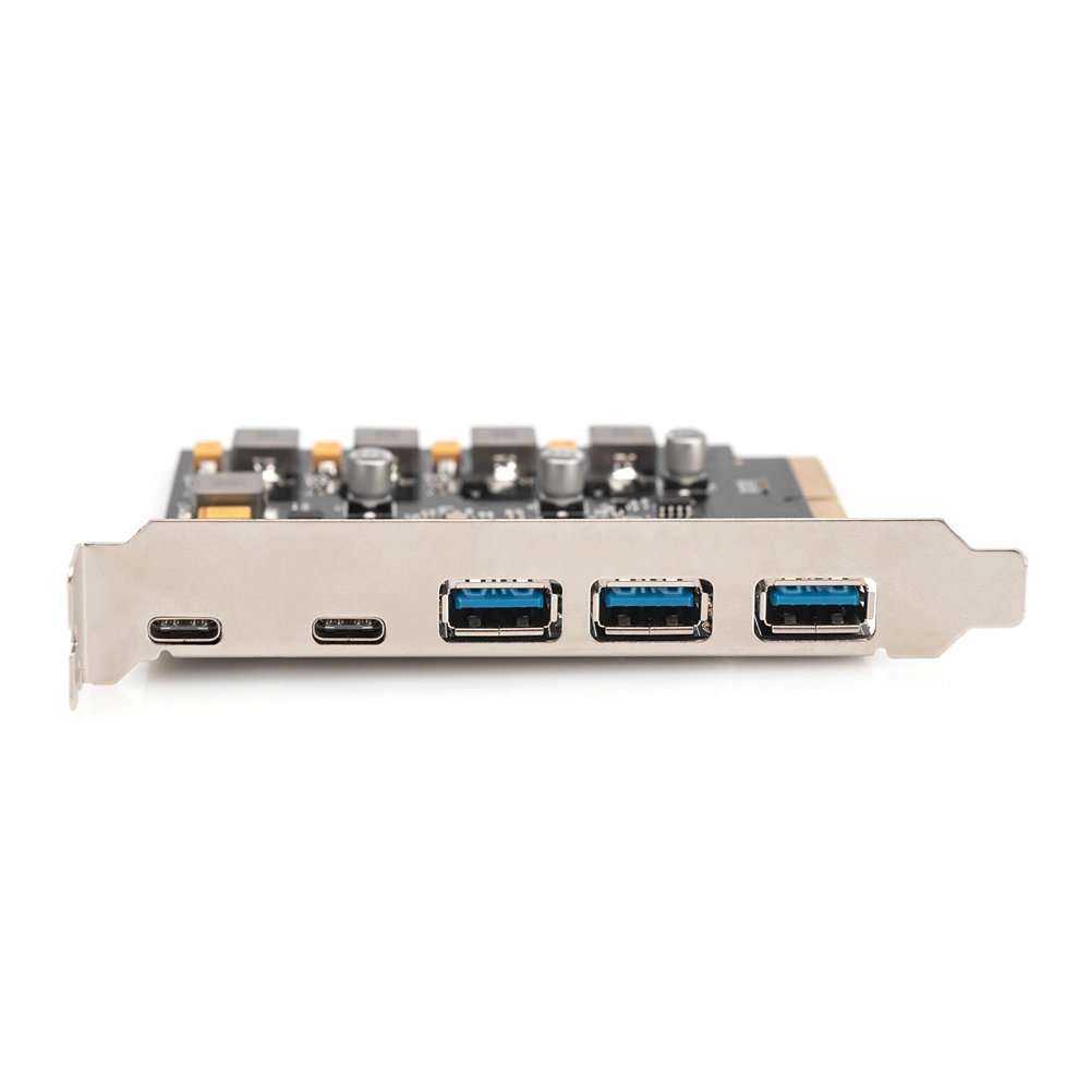 Digitus 2x USB-C + 3x USB A 5x SuperSpeed 10Gbps PCIe  kártya