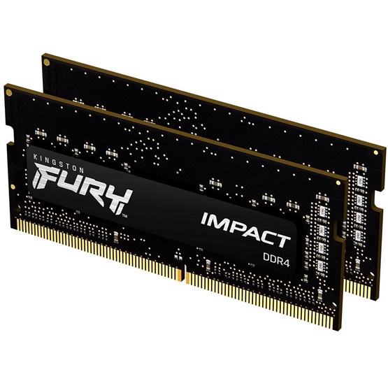 16GB 3200MHz DDR4 RAM Kingston HyperX Impact notebook memória CL20 (2x8GB) (KF432S20IBK2/16)
