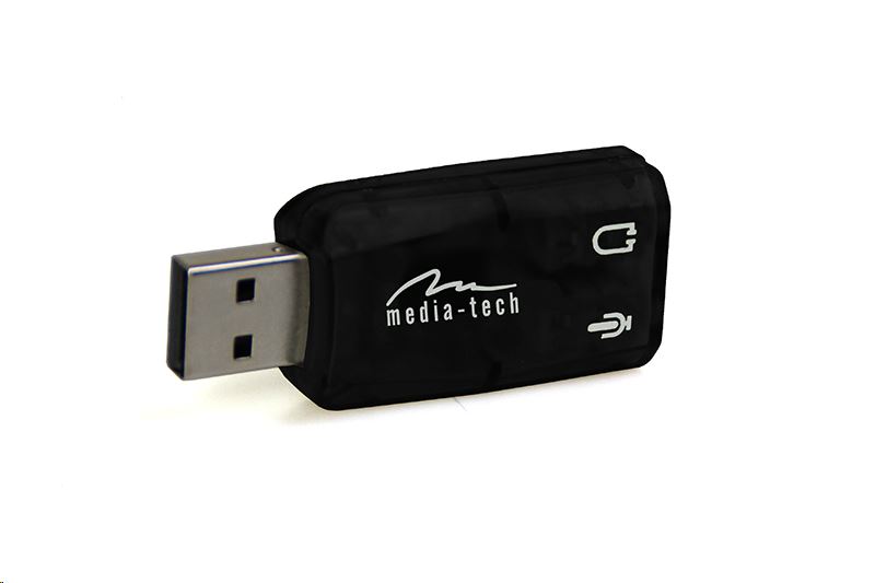 Media-Tech MT5101 Virtu 5.1 USB külső hangkártya fekete