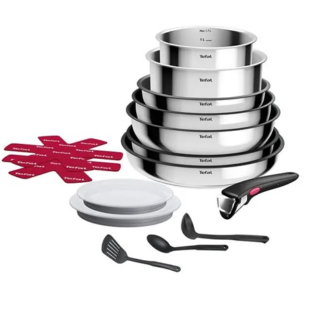 Tefal L881SF04  INGENIO COOK EAT 15 részes Edénykészlet  