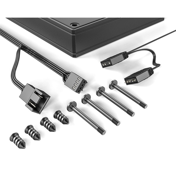 ID-Cooling  AS-120-ARGB-K 27,2dB  PWM 12cm ARGB Cooler Fekete