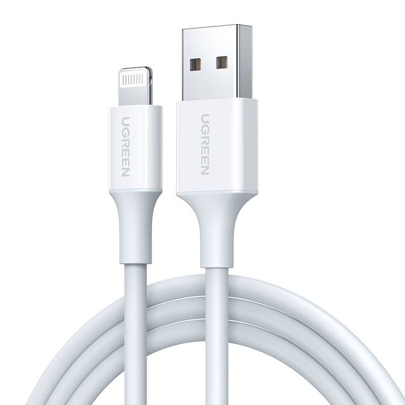 UGREEN US155 USB-A – Lightning kábel 2.4A 1.5m fehér (80315) UGREEN US155 USB-A – Lightning kábel 2.4A 1.5m fehér (80315)