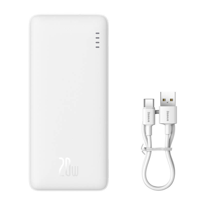 Baseus Airpow  10000mAh 20W powerbank Fehér 
