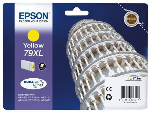 Epson 79XL DURABrite Ultra tintapatron sárga (C13T79044010) Epson 79XL DURABrite Ultra tintapatron sárga (C13T79044010)