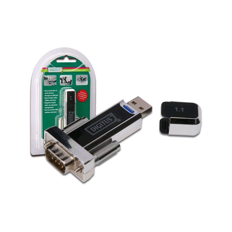 Digitus USB 1.1 --> soros port adapter (DA-70155) Digitus USB 1.1 --> soros port adapter (DA-70155)