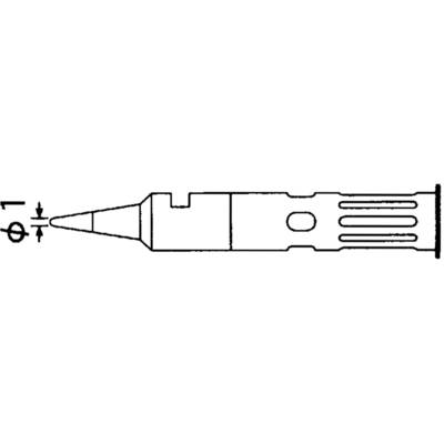 Weller WP60 pákahegy, forrasztóhegy 1 mm-es gömbölyű fejű T0051644399 Weller WP60 pákahegy, forrasztóhegy 1 mm-es gömbölyű fejű T0051644399