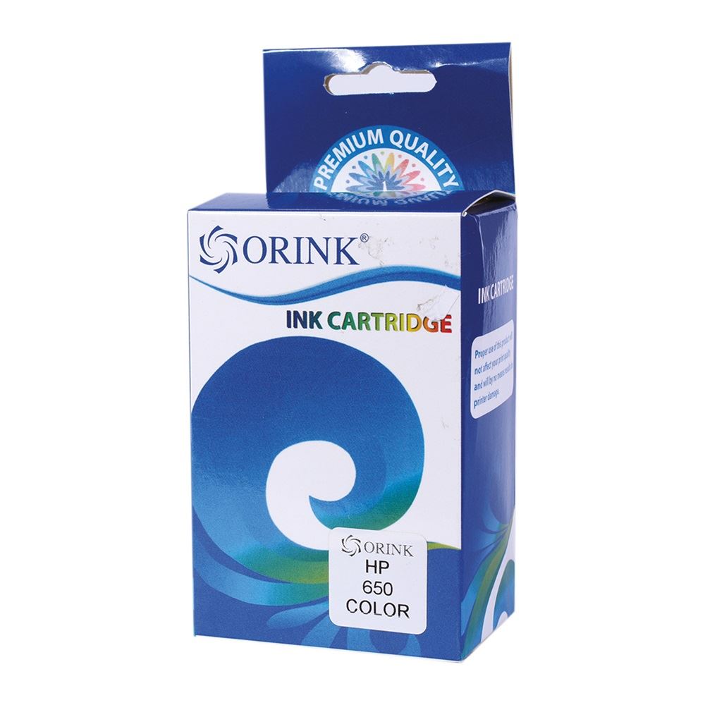 Orink utángyártott HP 650/CZ102AE tintapatron színes (HPO650CMY)