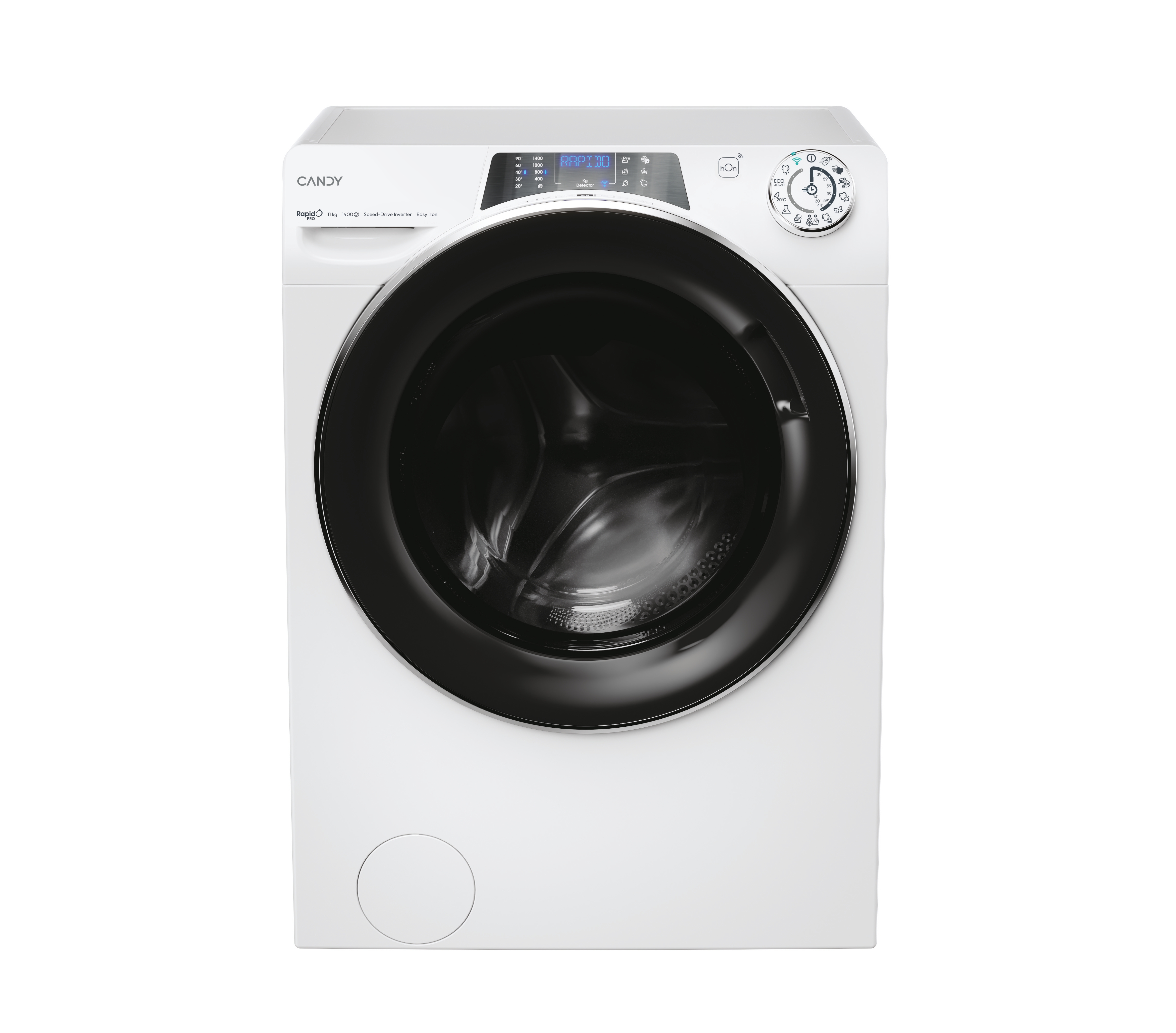 Candy RP 4116BWMBC/1-S Elöltöltős mosógép – 11 kg, 1400 ford./perc, A Energiaosztály, Wi-Fi + Bluetooth, Mix Power System, Baba program, Snap&Wash Candy RP 4116BWMBC/1-S Elöltöltős mosógép – 11 kg, 1400 ford./perc, A Energiaosztály, Wi-Fi + Bluetooth, Mix Power System, Baba program, Snap&Wash