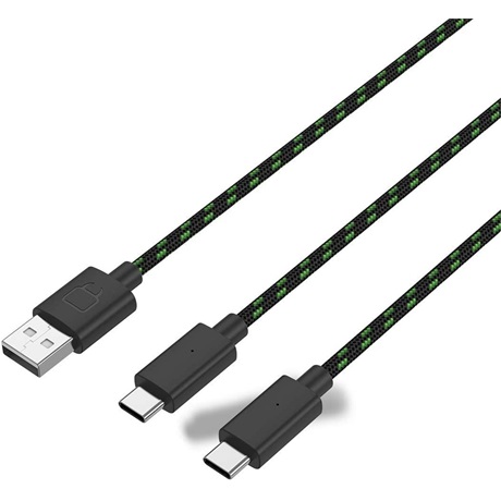 Venom VS2882 Xbox Series X & S 2db  akkumulátor + 3 m töltőkábel Fekete