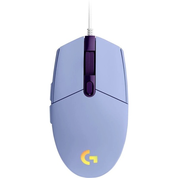 Logitech G102 LIGHTSYNC gaming egér lila (910-005854)