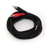 OEM Jack 3,5mm -> 2db RCA M/M audio kábel 5m (XAKABJ2R5) OEM Jack 3,5mm -> 2db RCA M/M audio kábel 5m (XAKABJ2R5)