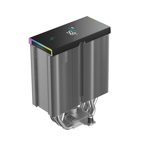 DeepCool  AK500S DIGITAL SE  28dB  max  117,21 m3/h  4pin csatlakozó 5 db heatpipe  12cm  PWM CPU Cooler