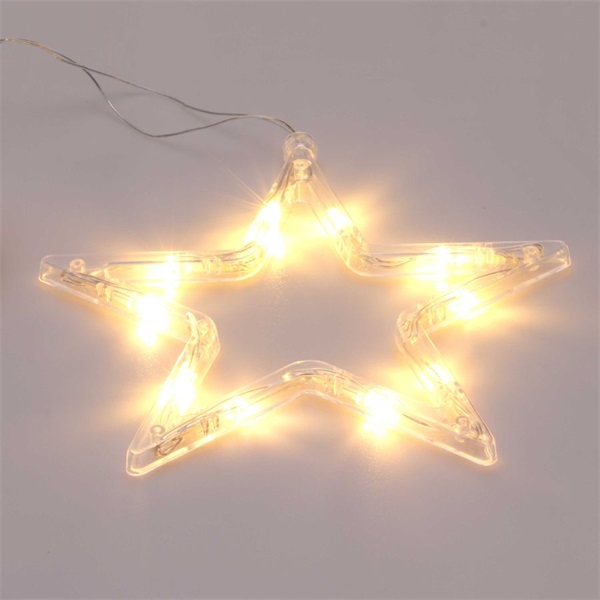 IRIS Csillag alakú 18x18cm/meleg fehér LED-es tapadókorongos fénydekoráció (305-01) IRIS Csillag alakú 18x18cm/meleg fehér LED-es tapadókorongos fénydekoráció (305-01)