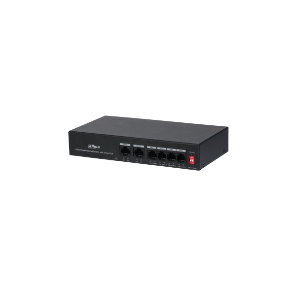 Dahua PFS3006-4ET-36 4x 10/100(PoE+/PoE) + 2x 10/100 uplink, 36W PoE switch Dahua PFS3006-4ET-36 4x 10/100(PoE+/PoE) + 2x 10/100 uplink, 36W PoE switch