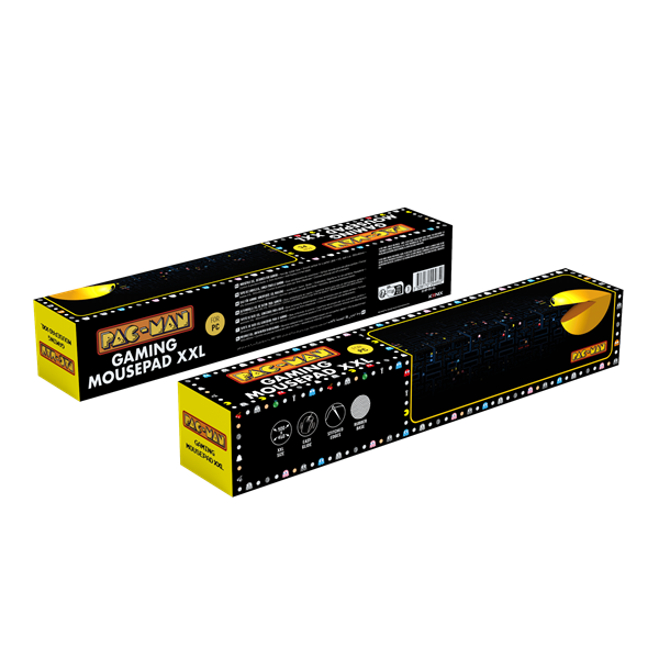 KONIX - PAC-MAN XXL Gaming Egérpad 90x465x90mm Mintás