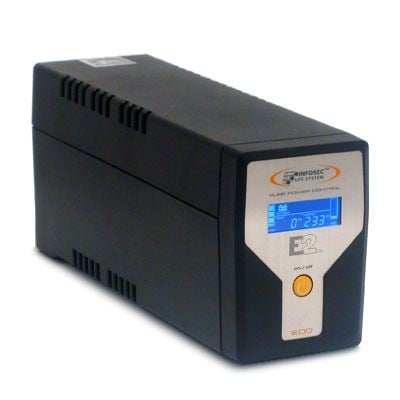 Infosec E2 LCD 800VA szünetmentes tápegység Infosec E2 LCD 800VA szünetmentes tápegység