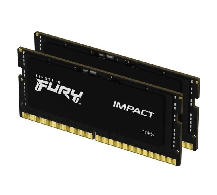 32GB 4800MHz DDR5 notebook RAM Kingston Fury Impact CL38 (2x16GB) (KF548S38IBK2-32) 32GB 4800MHz DDR5 notebook RAM Kingston Fury Impact CL38 (2x16GB) (KF548S38IBK2-32)