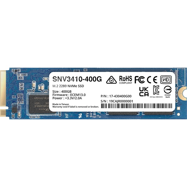 Synology SNV3410 400GB M.2 2280 NVMe SSD