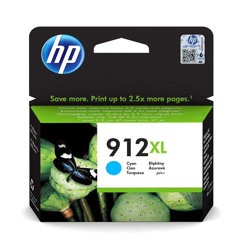 HP 912XL nagy kapacitású tintapatron ciánkék (3YL81AE) HP 912XL nagy kapacitású tintapatron ciánkék (3YL81AE)