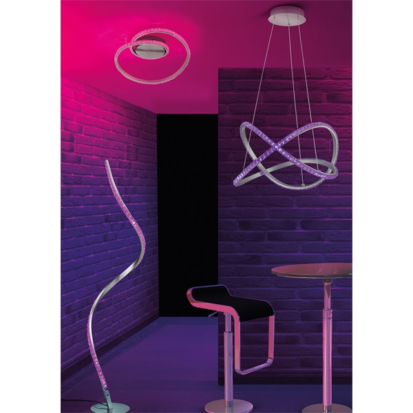 Trio R62021105 Rubin RGBW színváltós LED mennyezeti/fali lámpa