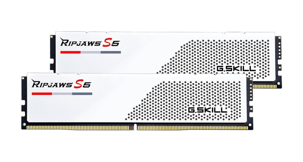 32GB 6000MHz DDR5 RAM G.Skill Ripjaws S5 White (2x16GB) (F5-6000J3040F16GX2-RS5W) 32GB 6000MHz DDR5 RAM G.Skill Ripjaws S5 White (2x16GB) (F5-6000J3040F16GX2-RS5W)